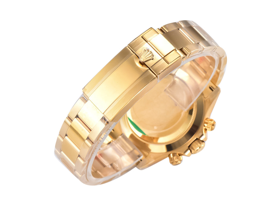 Cosmograph Daytona Yellow Gold Oysterflex with White Mother of Pearl Dial