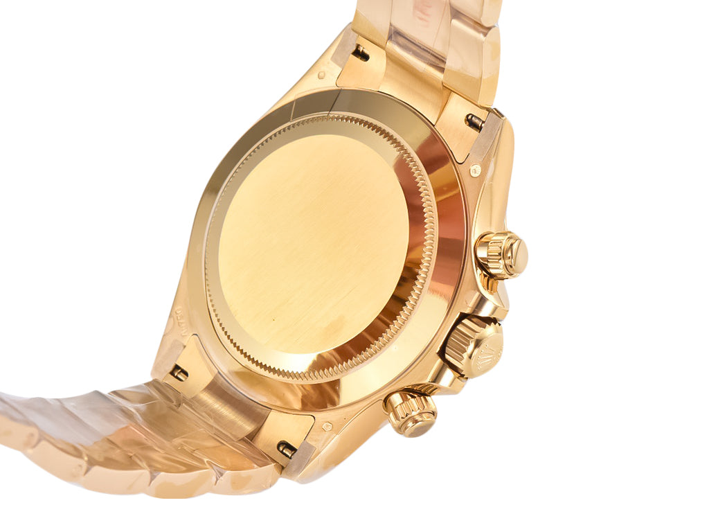 Cosmograph Daytona Yellow Gold Oysterflex with White Mother of Pearl Dial