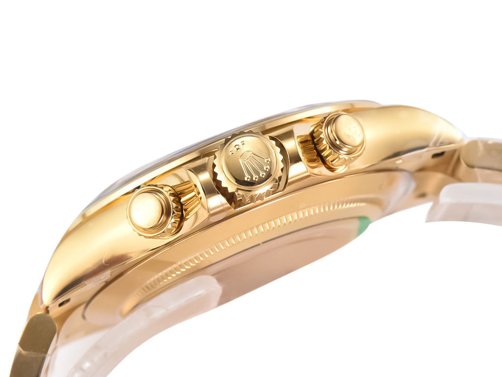 Cosmograph Daytona Yellow Gold Oysterflex with White Mother of Pearl Dial