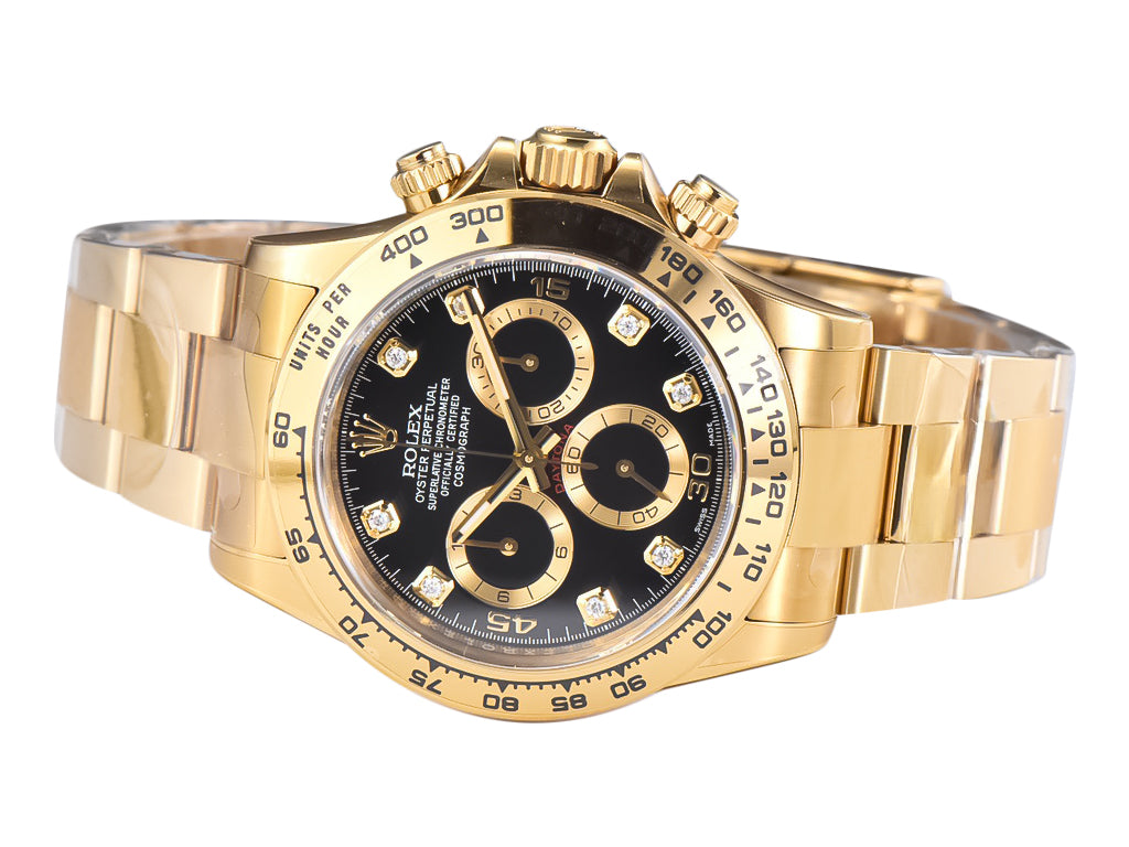 Cosmograph Daytona Yellow Gold with Black Dial