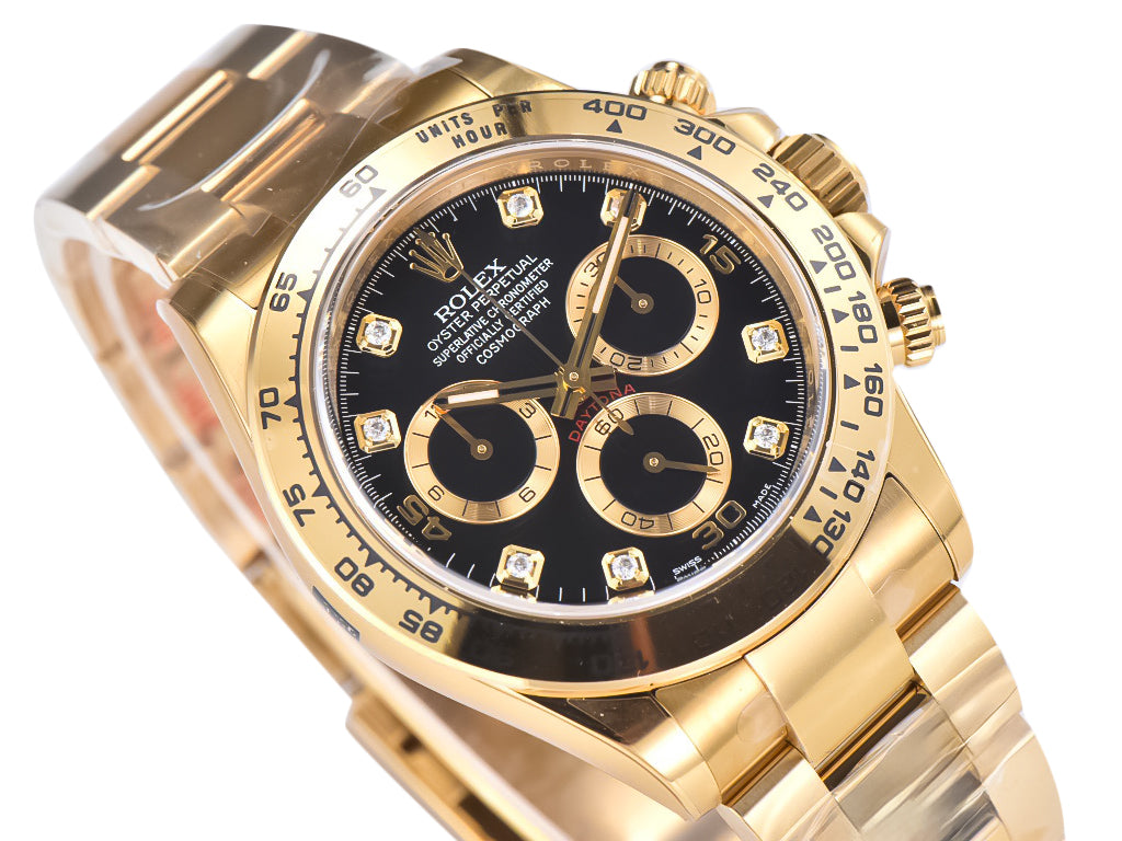 Cosmograph Daytona Yellow Gold with Black Dial