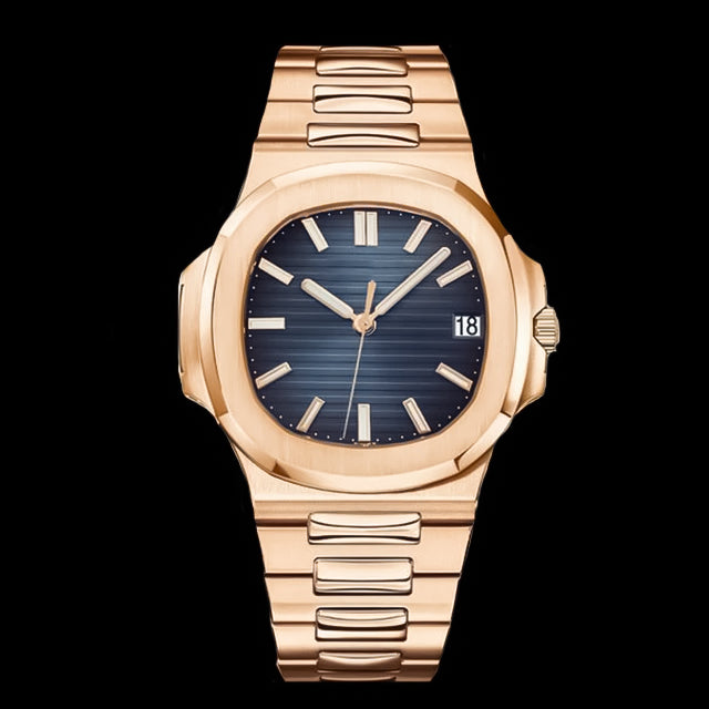 Nautilus Rose Gold Blue