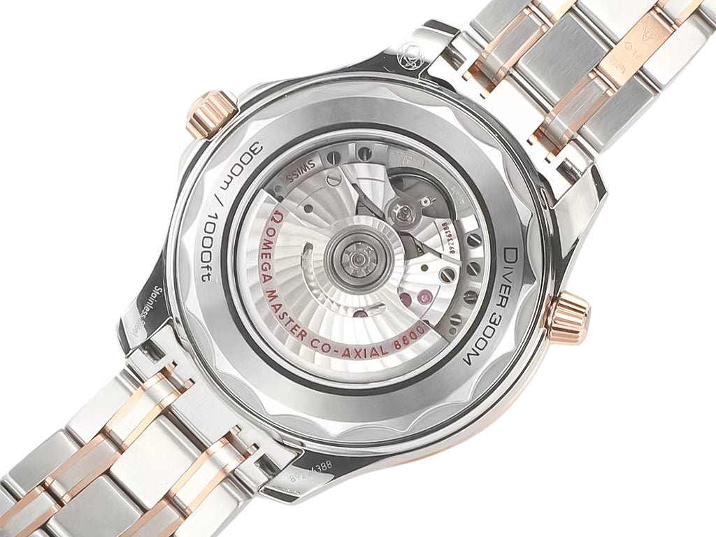 Seamaster Diver 300 Two Tone Rose Gold with Blue Dial (42mm)