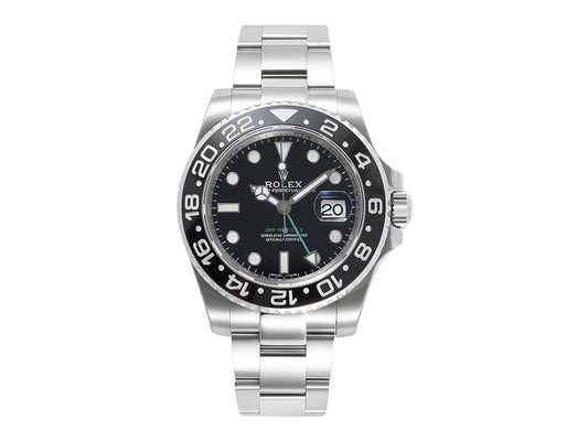 GMT-Master II Stainless Steel with Black Dial (40mm)