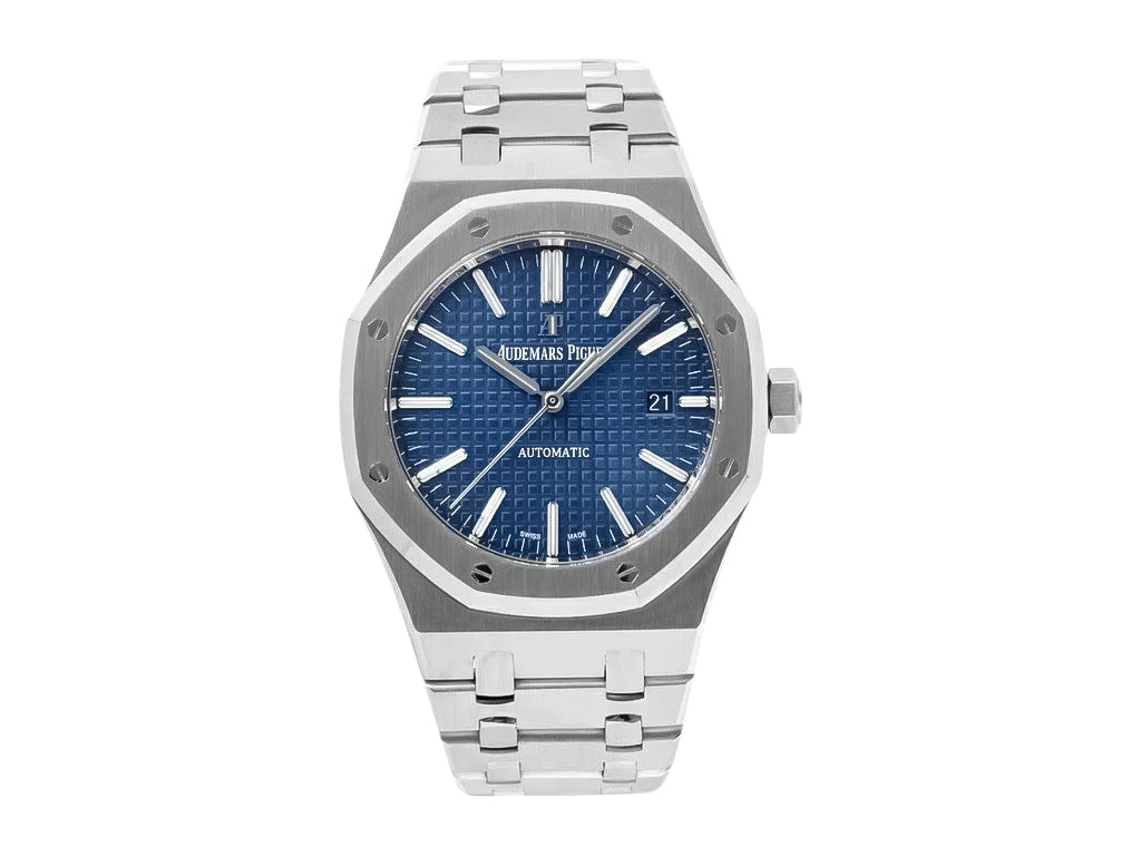 Royal Oak Stainless Steel with Blue Dial (41mm) - 15400