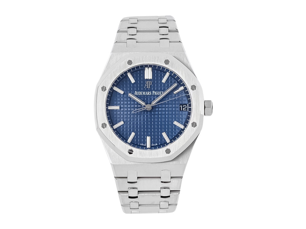 Royal Oak Stainless Steel with Blue Dial (41mm) - 15500