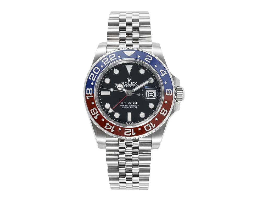 GMT-Master II Stainless Steel 'Pepsi' on Jubilee (40mm)