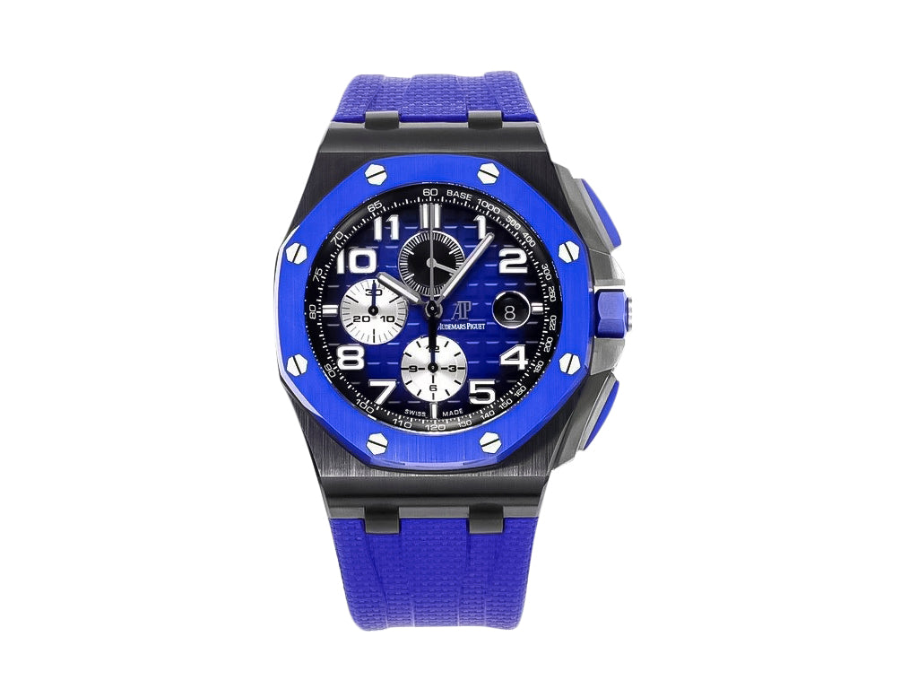 Royal Oak 'Offshore Chronograph' Ceramic with Blue Dial and Bezel (44mm)