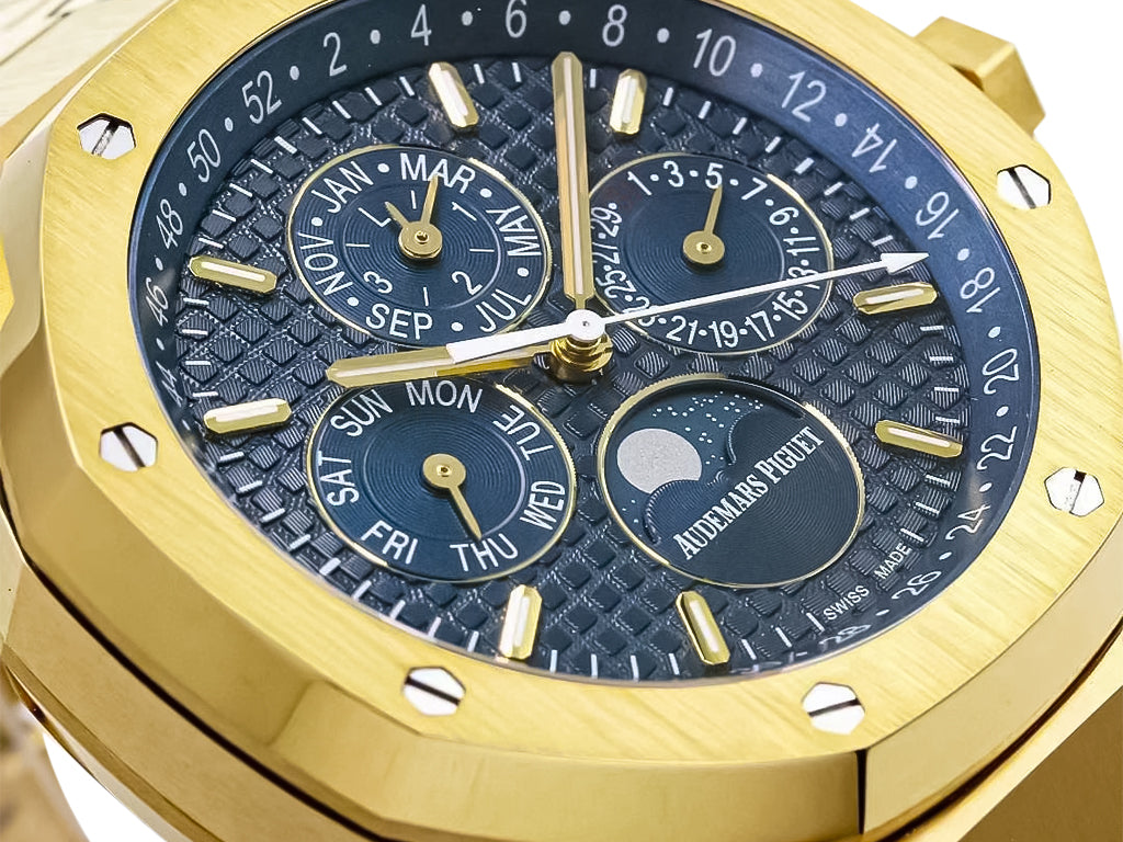 Royal Oak 'Perpetual Calendar' Yellow Gold with Blue Dial (41mm)