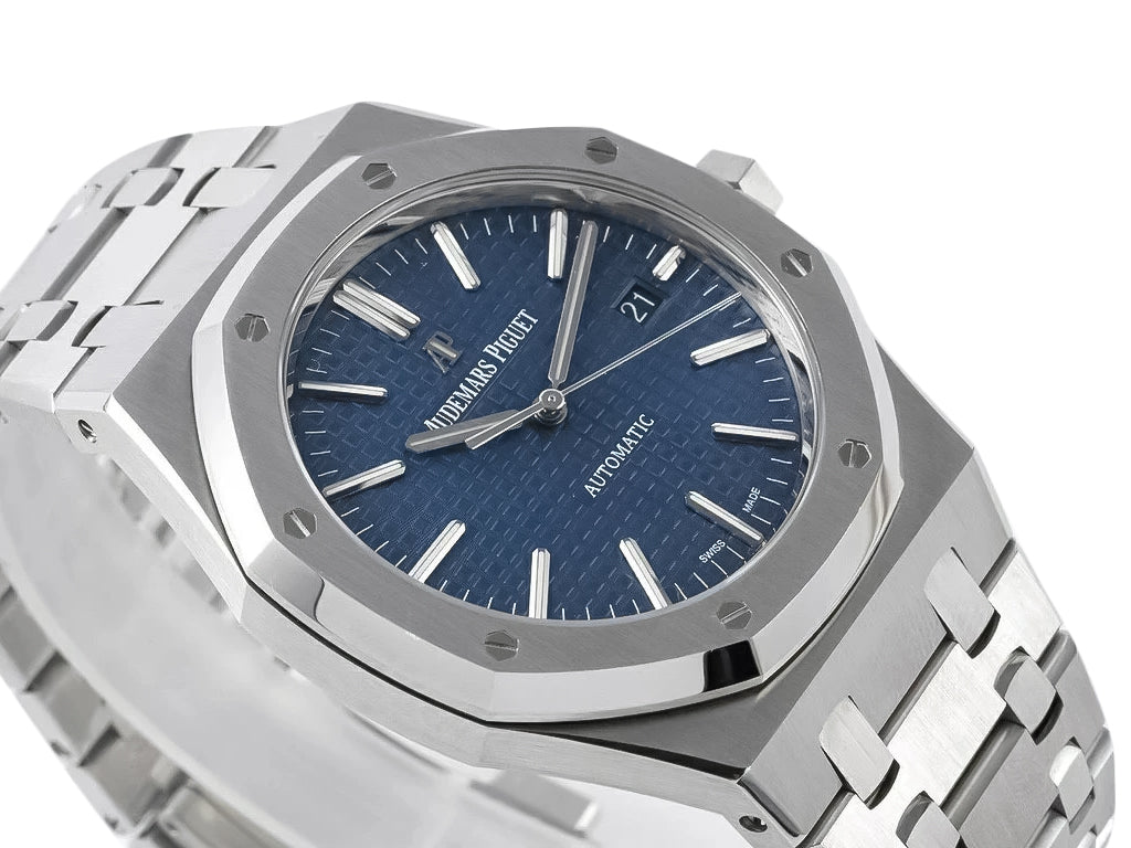 Royal Oak Stainless Steel with Blue Dial (41mm) - 15400