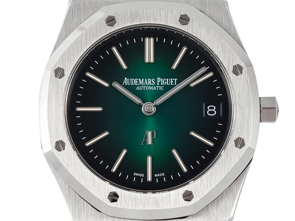 Royal Oak 'Jumbo Extra-Thin' Stainless '50th Anniversary' with Smoked Green Dial (39mm)