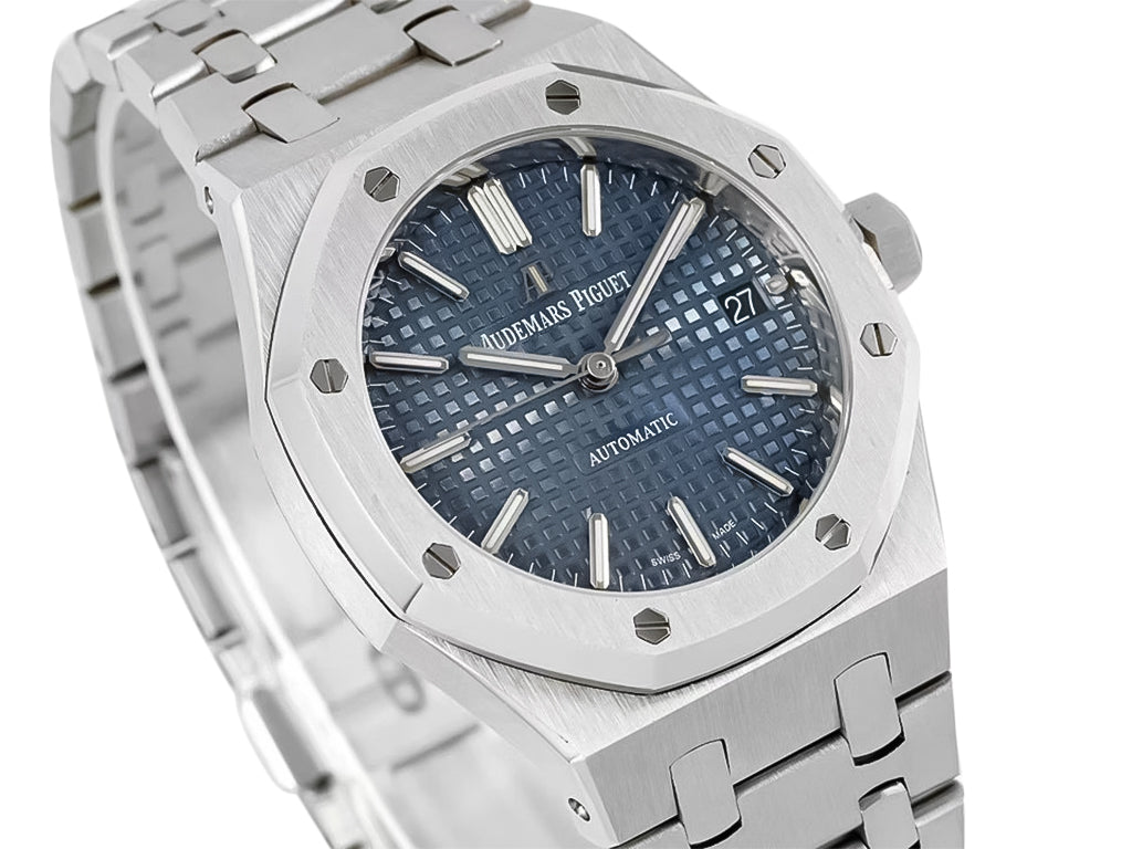 Royal Oak Stainless Steel with Blue Dial (37mm)