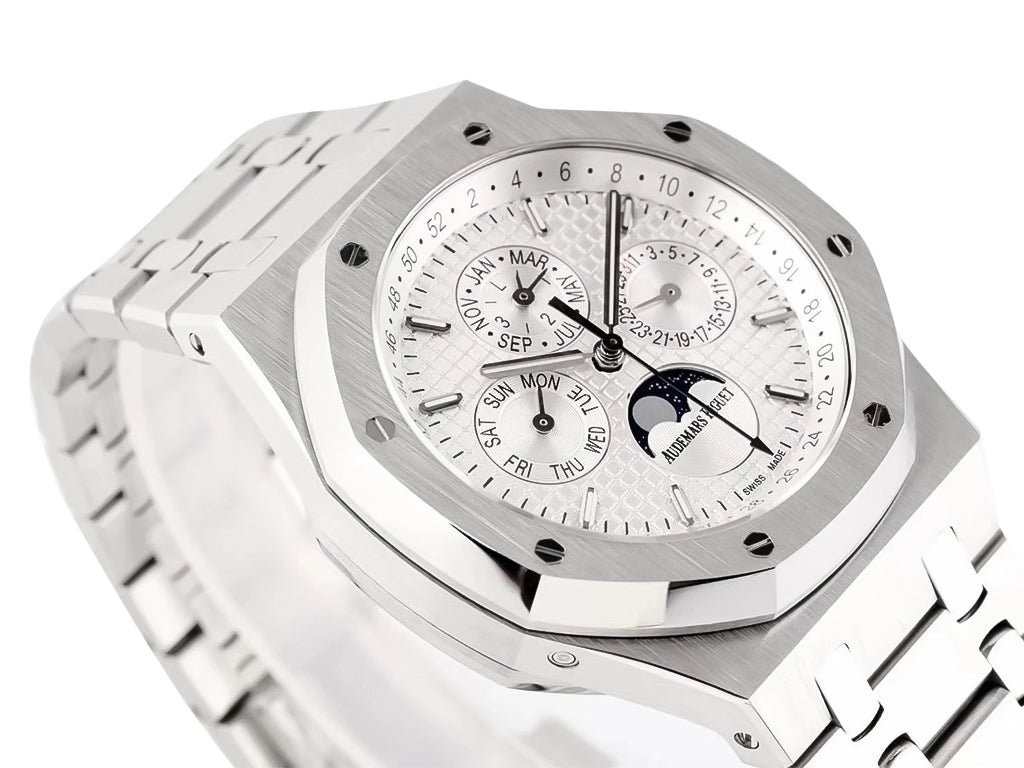 Royal Oak 'Perpetual Calendar' Stainless Steel with Silver Dial (41mm)