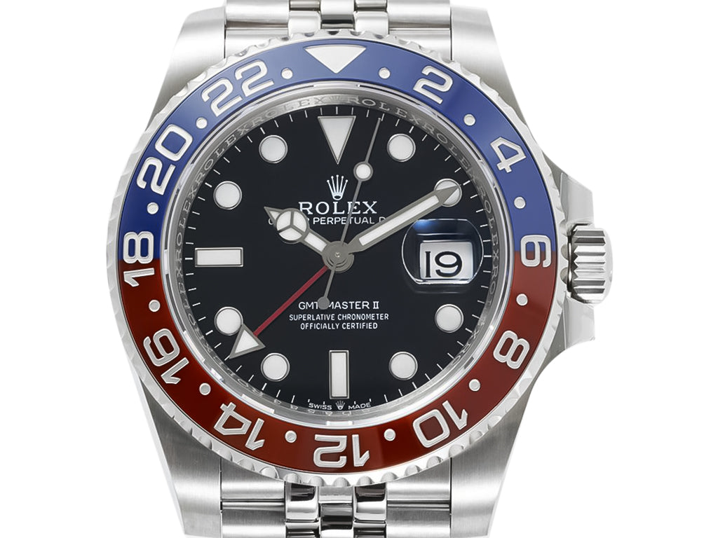 GMT-Master II Stainless Steel 'Pepsi' on Jubilee (40mm)