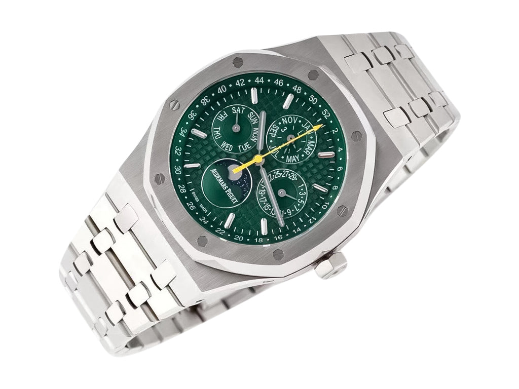 Royal Oak 'Perpetual Calendar' Limited Edition Stainless Steel with Green Dial (41mm)