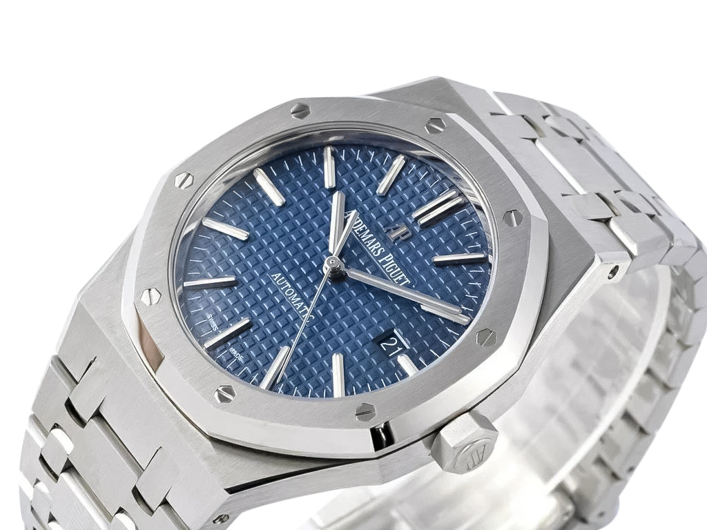 Royal Oak Stainless Steel with Blue Dial (41mm) - 15400