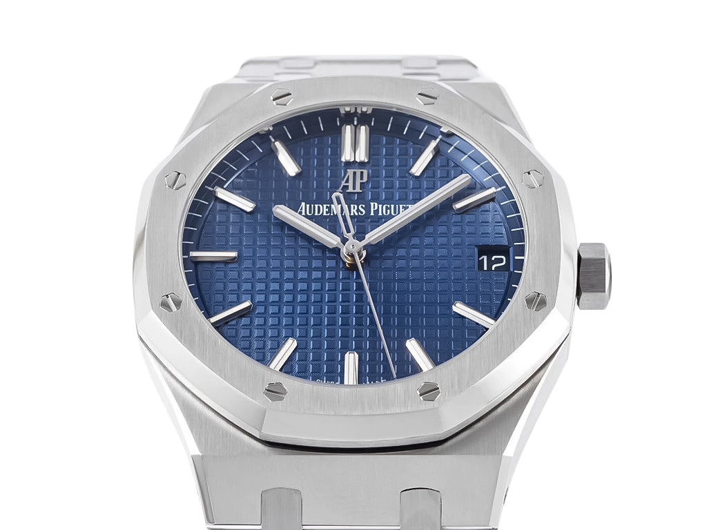 Royal Oak Stainless Steel with Blue Dial (41mm) - 15500