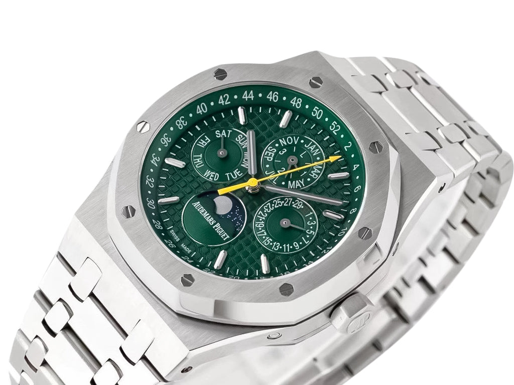 Royal Oak 'Perpetual Calendar' Limited Edition Stainless Steel with Green Dial (41mm)