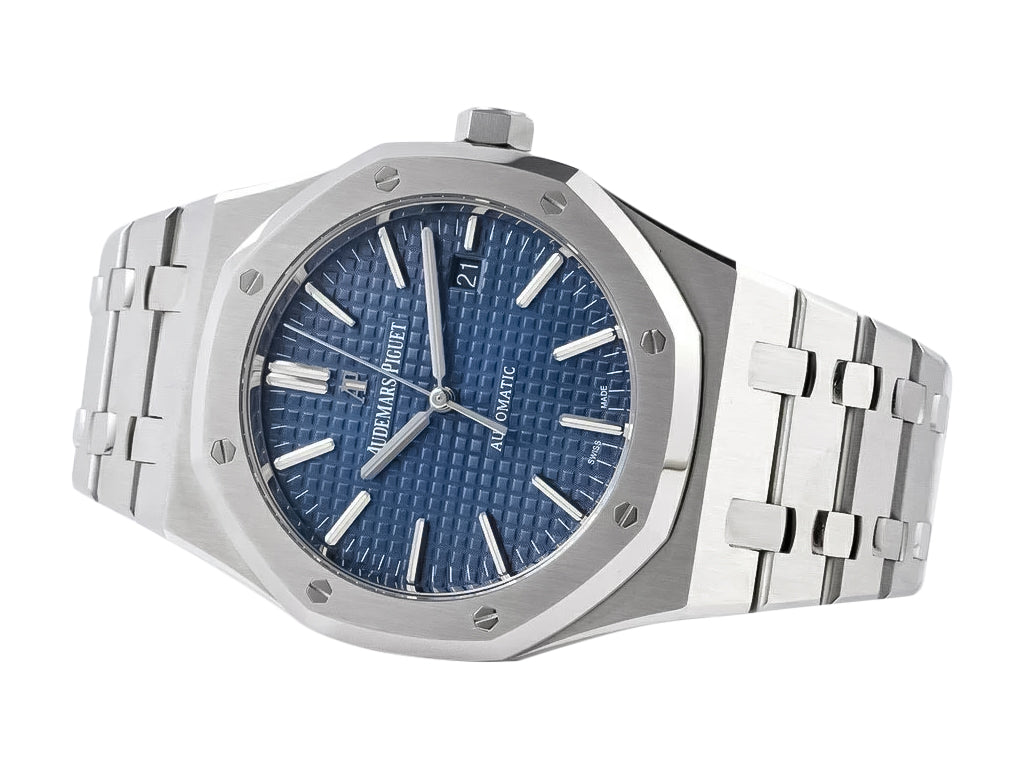 Royal Oak Stainless Steel with Blue Dial (41mm) - 15400