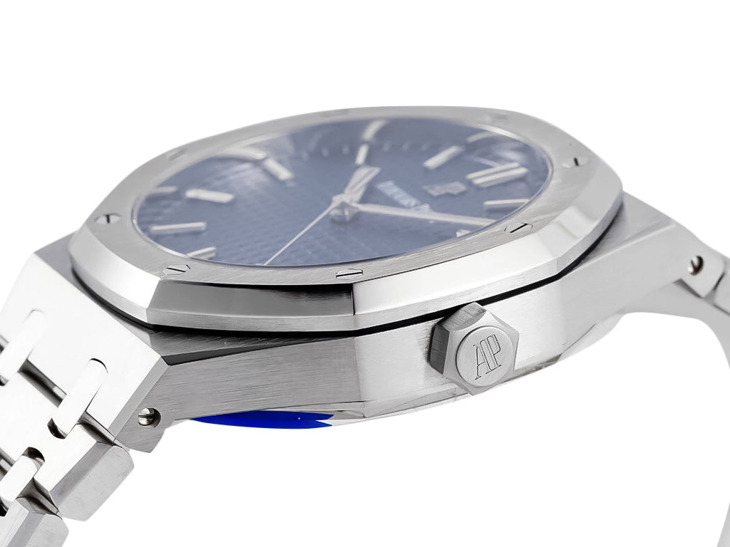 Royal Oak Stainless Steel with Blue Dial (41mm) - 15500