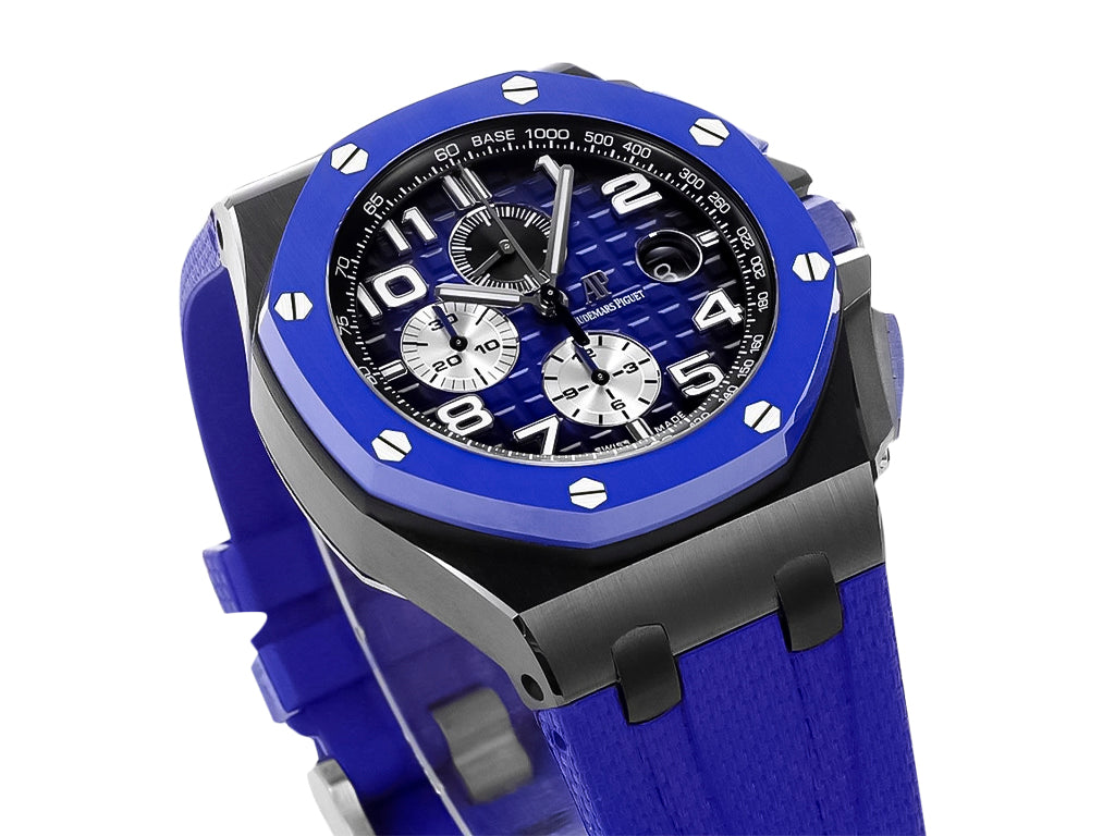 Royal Oak 'Offshore Chronograph' Ceramic with Blue Dial and Bezel (44mm)