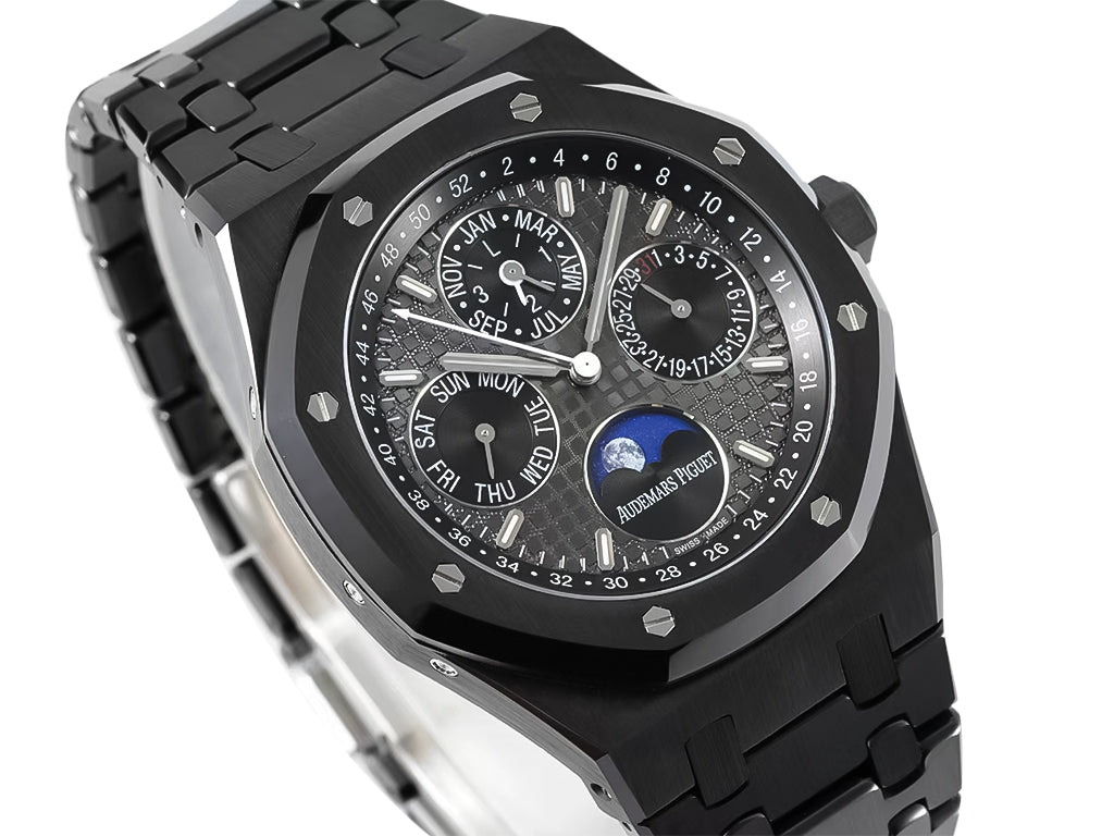 Royal Oak 'Perpetual Calendar' Ceramic with Black Dial (41mm)