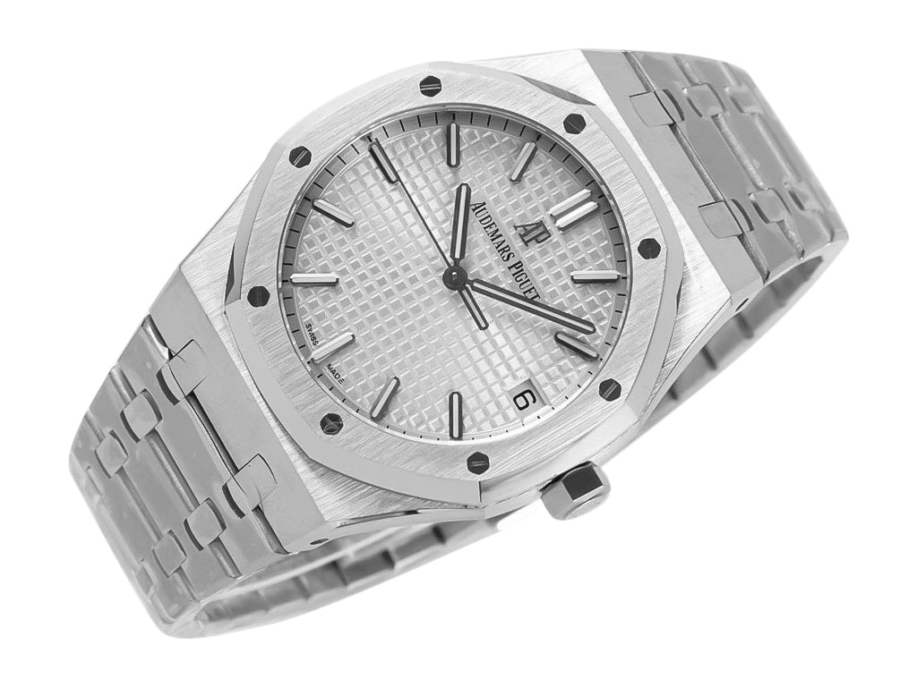 Royal Oak Stainless Steel with Silver Dial (41mm) - 15500