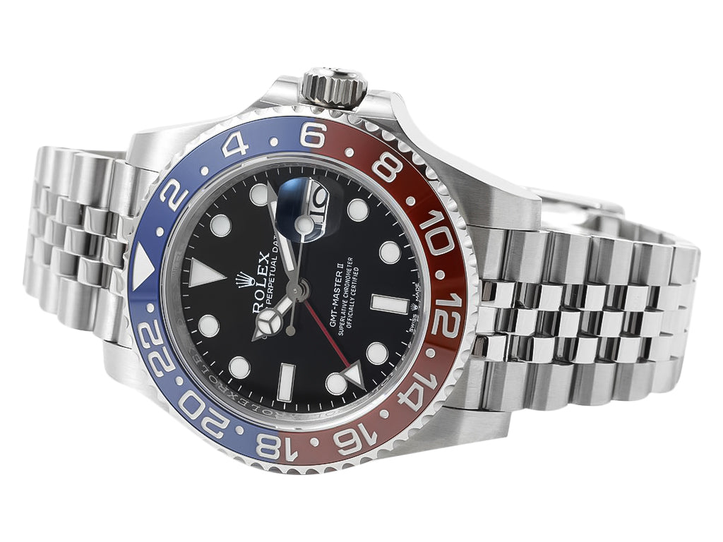 GMT-Master II Stainless Steel 'Pepsi' on Jubilee (40mm)