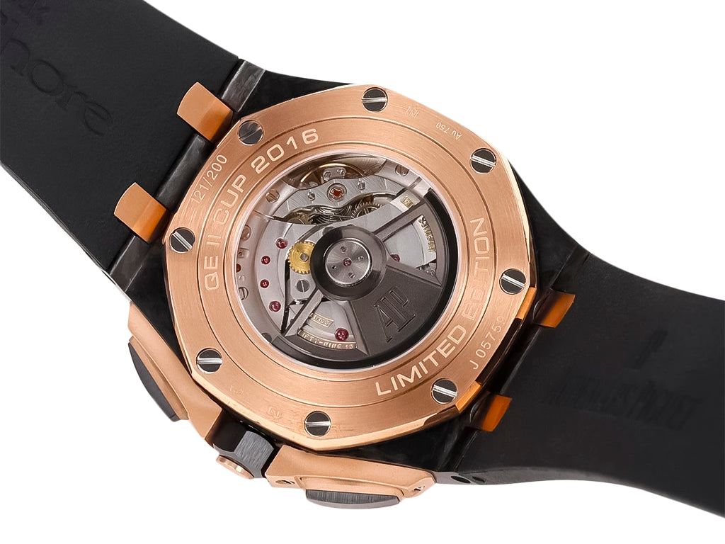 Royal Oak 'Offshore Chronograph' Ceramic and Pink Gold with Black Dial (44mm)