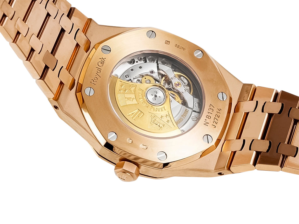 Royal Oak Pink Gold with Silver Dial (41mm) - 15400