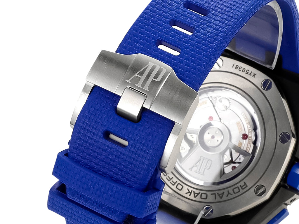 Royal Oak 'Offshore Chronograph' Ceramic with Blue Dial and Bezel (44mm)