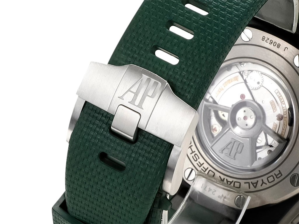 Royal Oak 'Offshore Chronograph' Ceramic with Green Dial and Bezel (44mm)