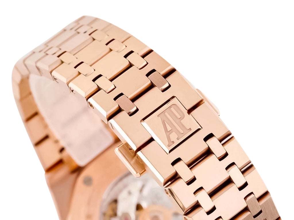 Royal Oak 'Perpetual Calendar' Pink Gold with Blue Dial (41mm)