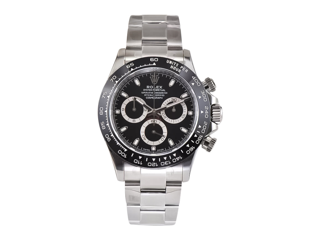 Cosmograph Daytona Stainless Steel with Black Dial – Chrono Select