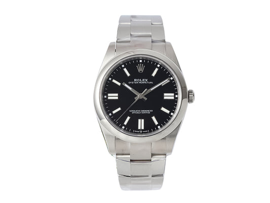 Oyster Perpetual 41 Stainless Steel with Black Dial