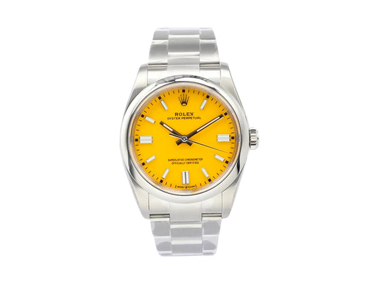 Oyster Perpetual 36 Stainless Steel with Yellow Dial