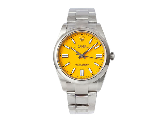 Oyster Perpetual 41 Stainless Steel with Yellow Dial