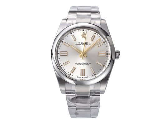 Oyster Perpetual 41 Stainless Steel with Silver Dial