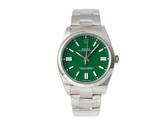 Oyster Perpetual 41 Stainless Steel with Green Dial