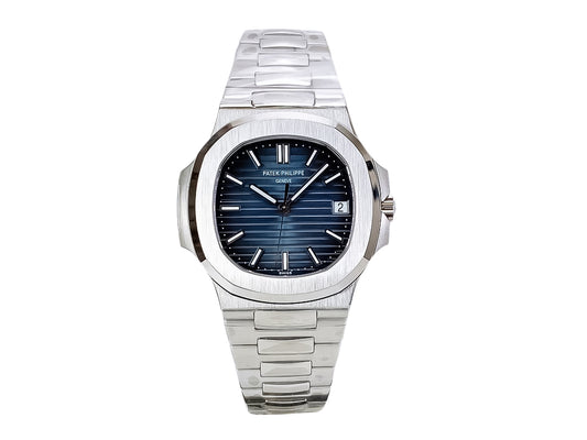 Nautilus Stainless Steel with Blue Dial (40mm)