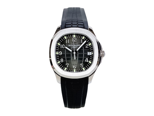 Aquanaut Stainless Steel with Black Dial (40mm)