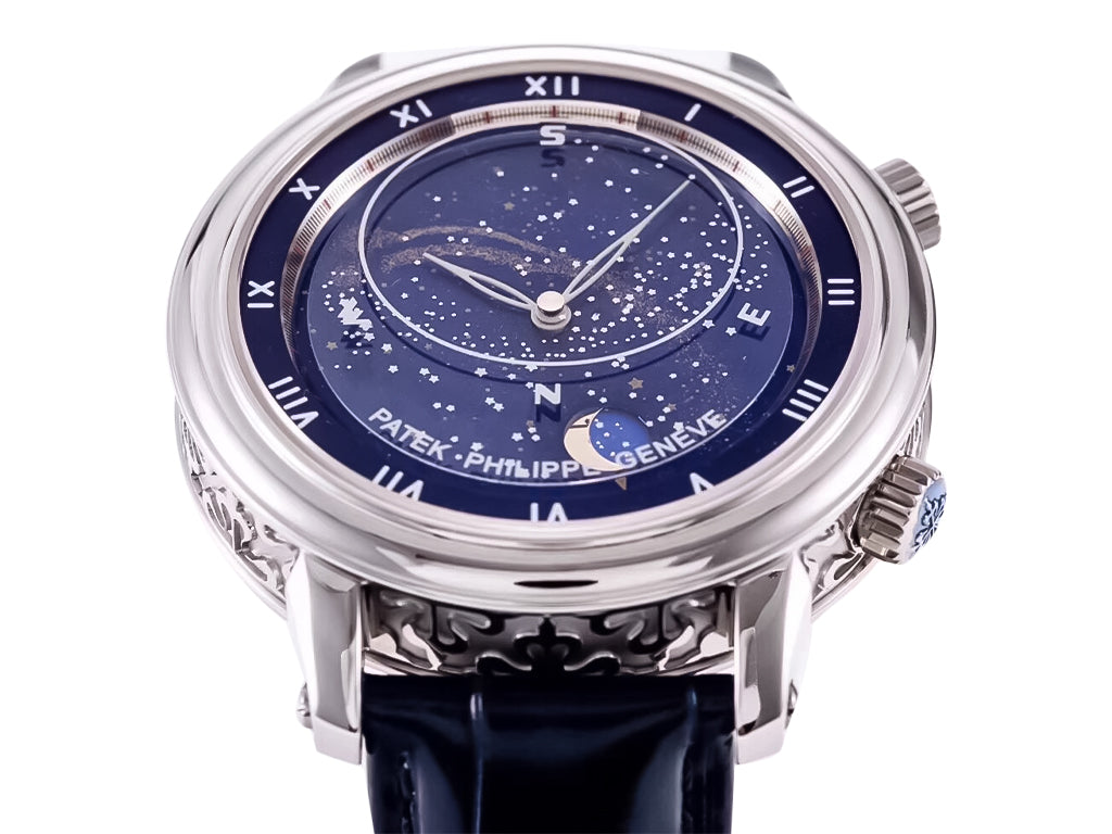 Celestial Stainless Steel with Blue Dial