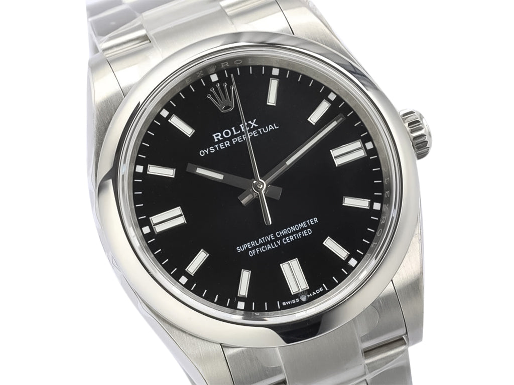 Oyster Perpetual 36 Stainless Steel with Black Dial