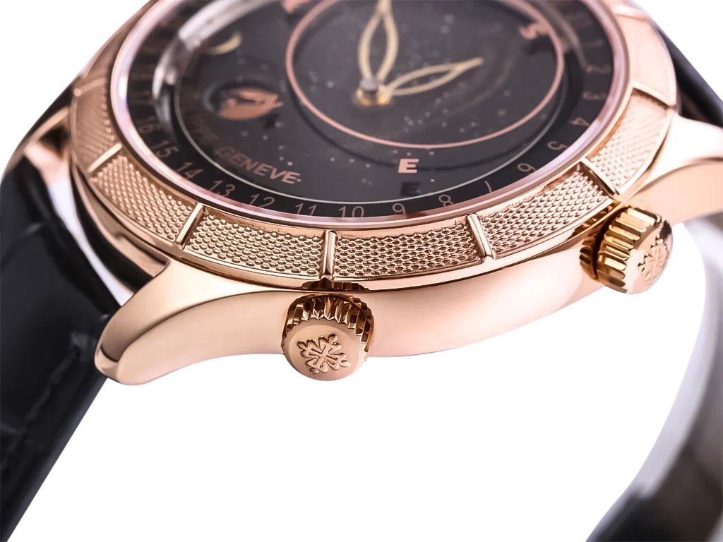 Celestial Only Watch Rose Gold with Black Dial