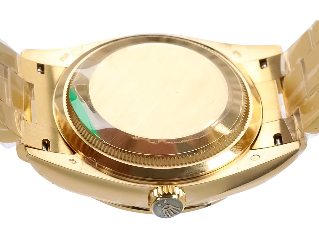 Day-Date 36 Yellow Gold 'President' with Diamond Green Ombre Dial and Diamond Bezel