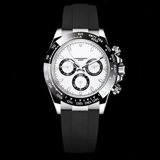 Cosmograph Daytona Stainless Steel Ceramic Panda Oysterflex