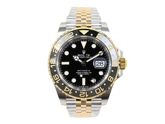 GMT-Master II Two-Tone with Black Dial on Jubilee (40mm)