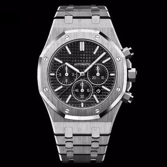 Royal Oak Chronograph Stainless Steel Black Dial